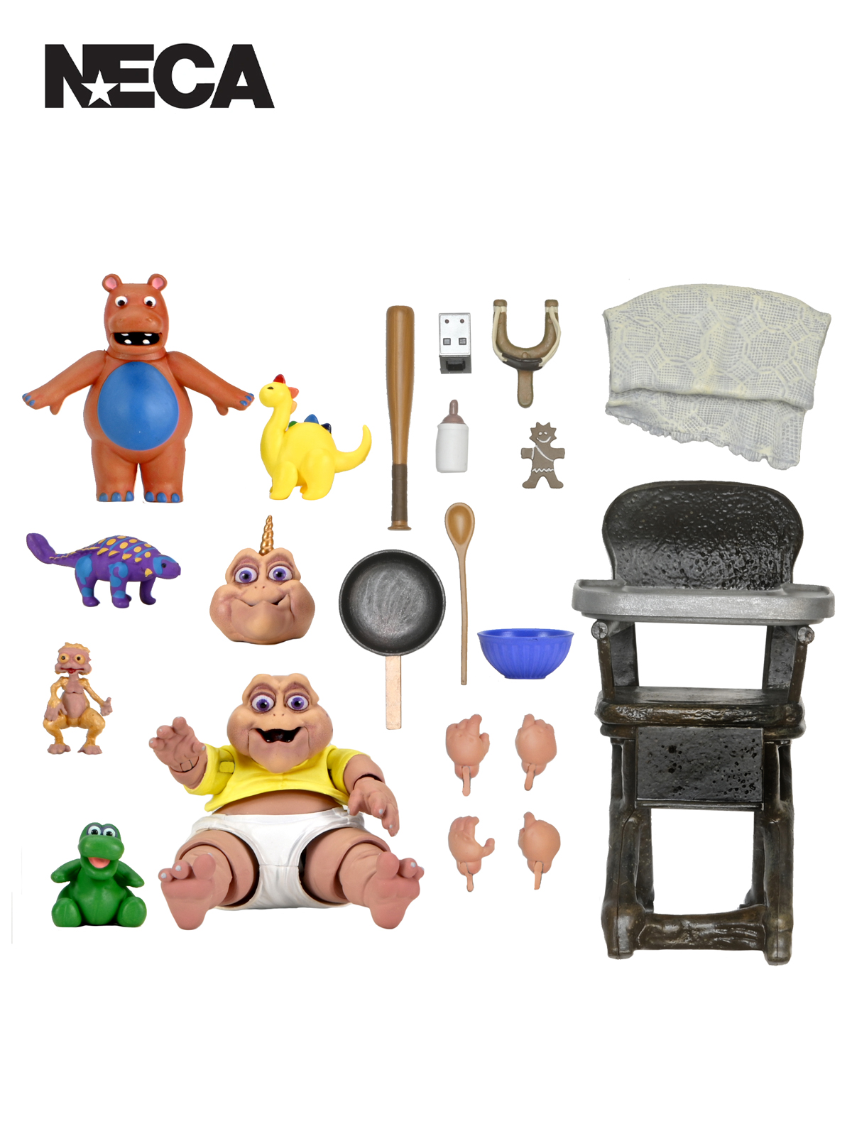 DINOSAURS ULTIMATE BABY SINCLAIR 7" SCALE ACTION FIGURE