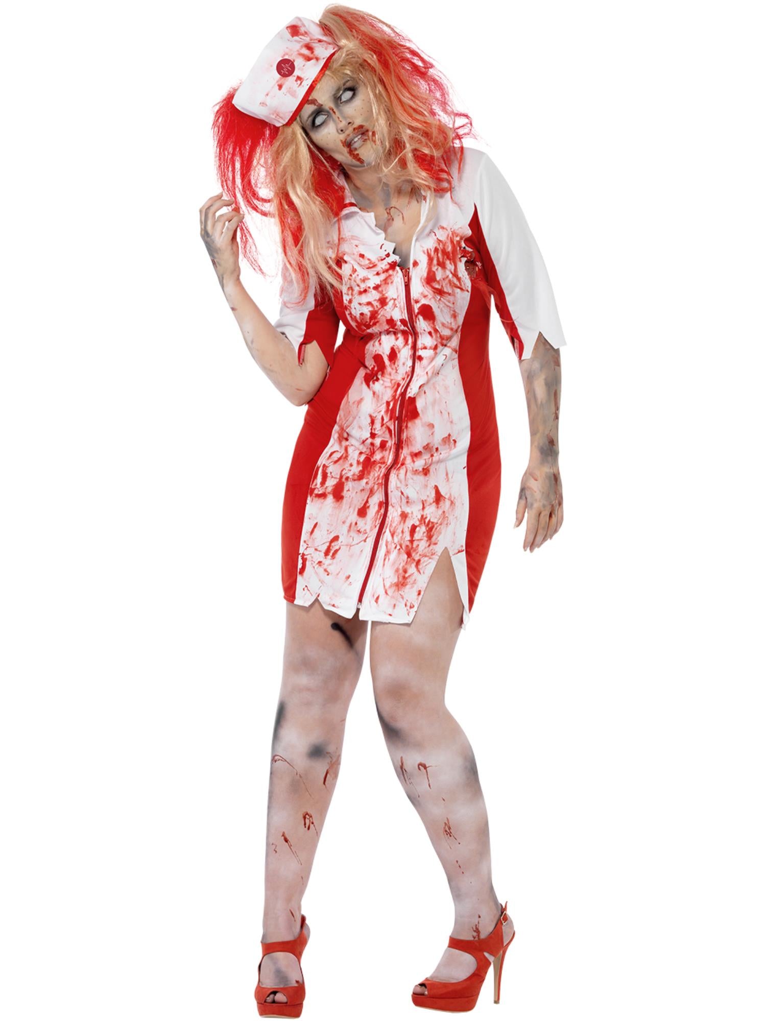 ZOMBIE NURSE PLUS SIZE COSTUME, ADULT - Image 4