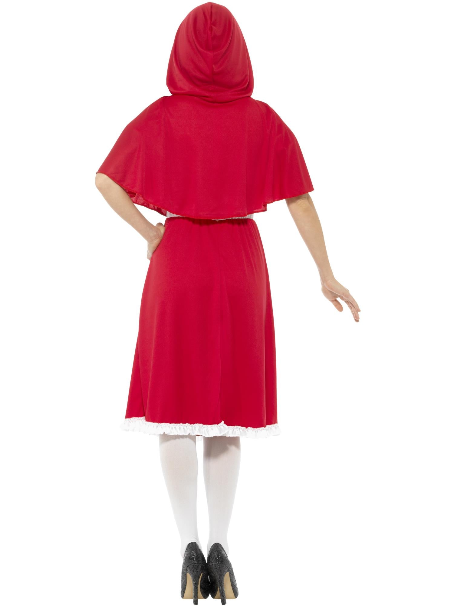 RED RIDING HOOD COSTUME - LONG, ADULT - Image 3