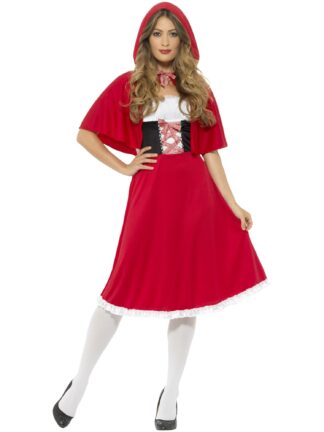 RED RIDING HOOD COSTUME - LONG, ADULT