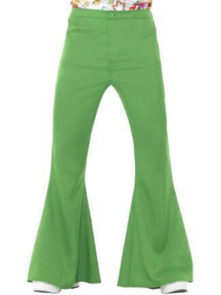 FLARED GREEN TROUSERS, ADULT