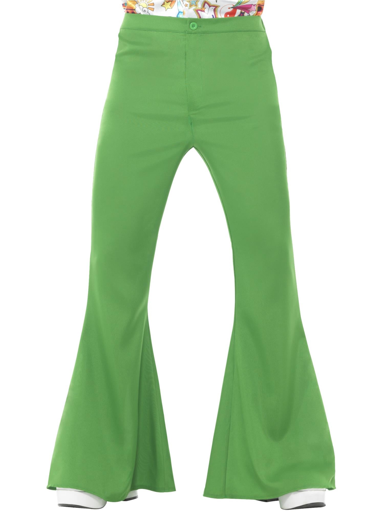 FLARED GREEN TROUSERS, ADULT