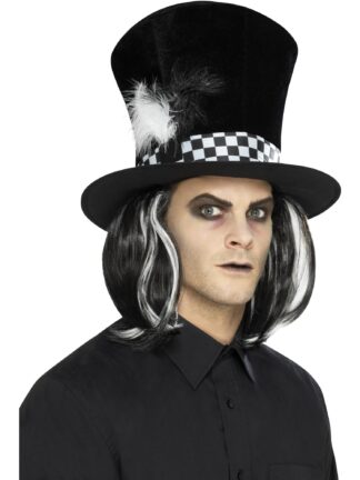 DARK TEA PARTY TOP HAT, ADULT