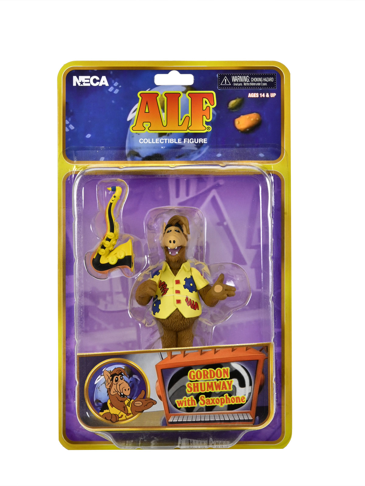 ALF TOONY CLASSIC WITH SAXOPHONE 6" ACTION FIGURE, NECA - Image 4