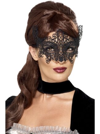 FILIGREE LACE SWIRL EYEMASK, ADULT