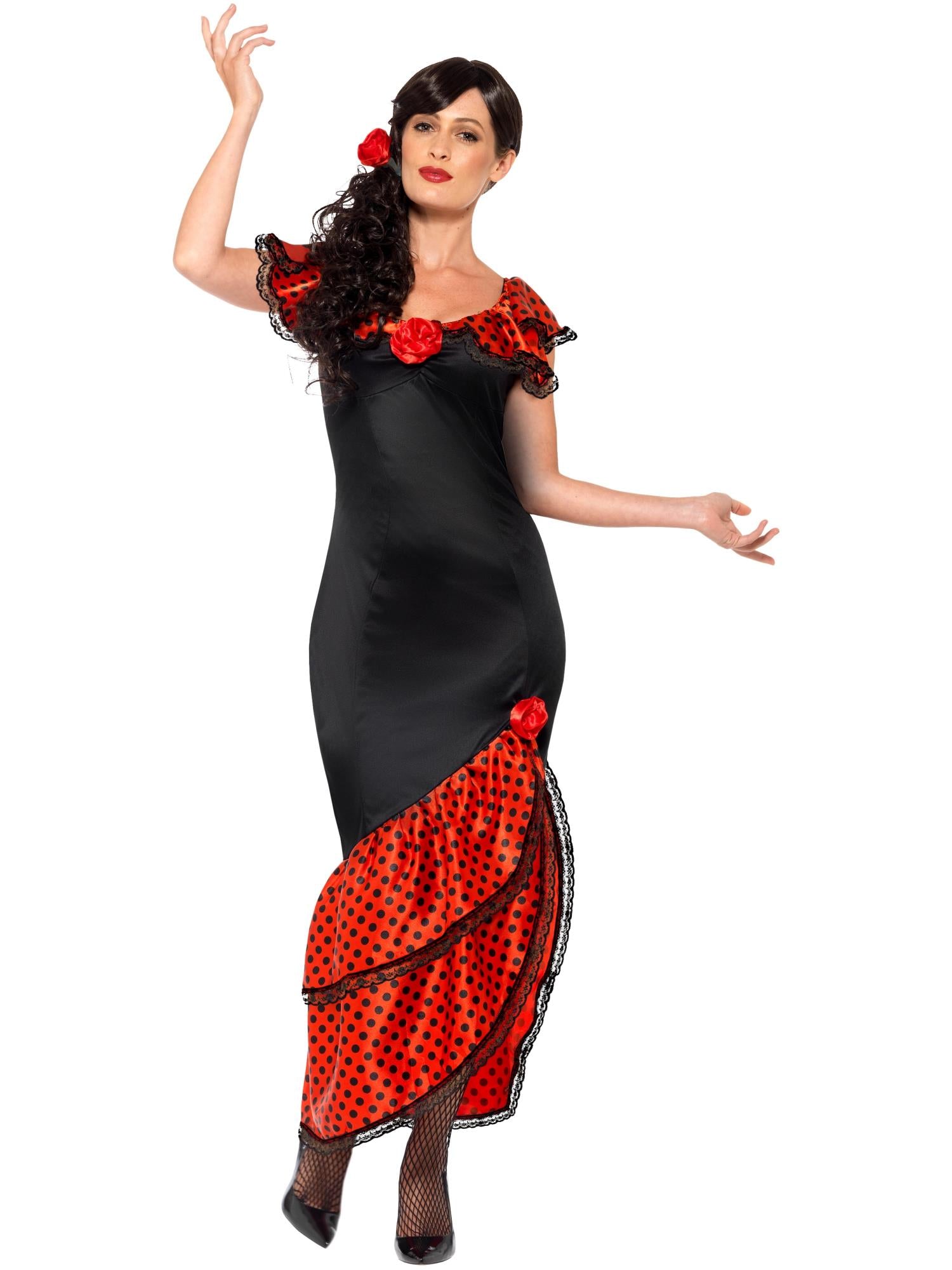 FLAMENCO SENORITA COSTUME, ADULT - Image 4
