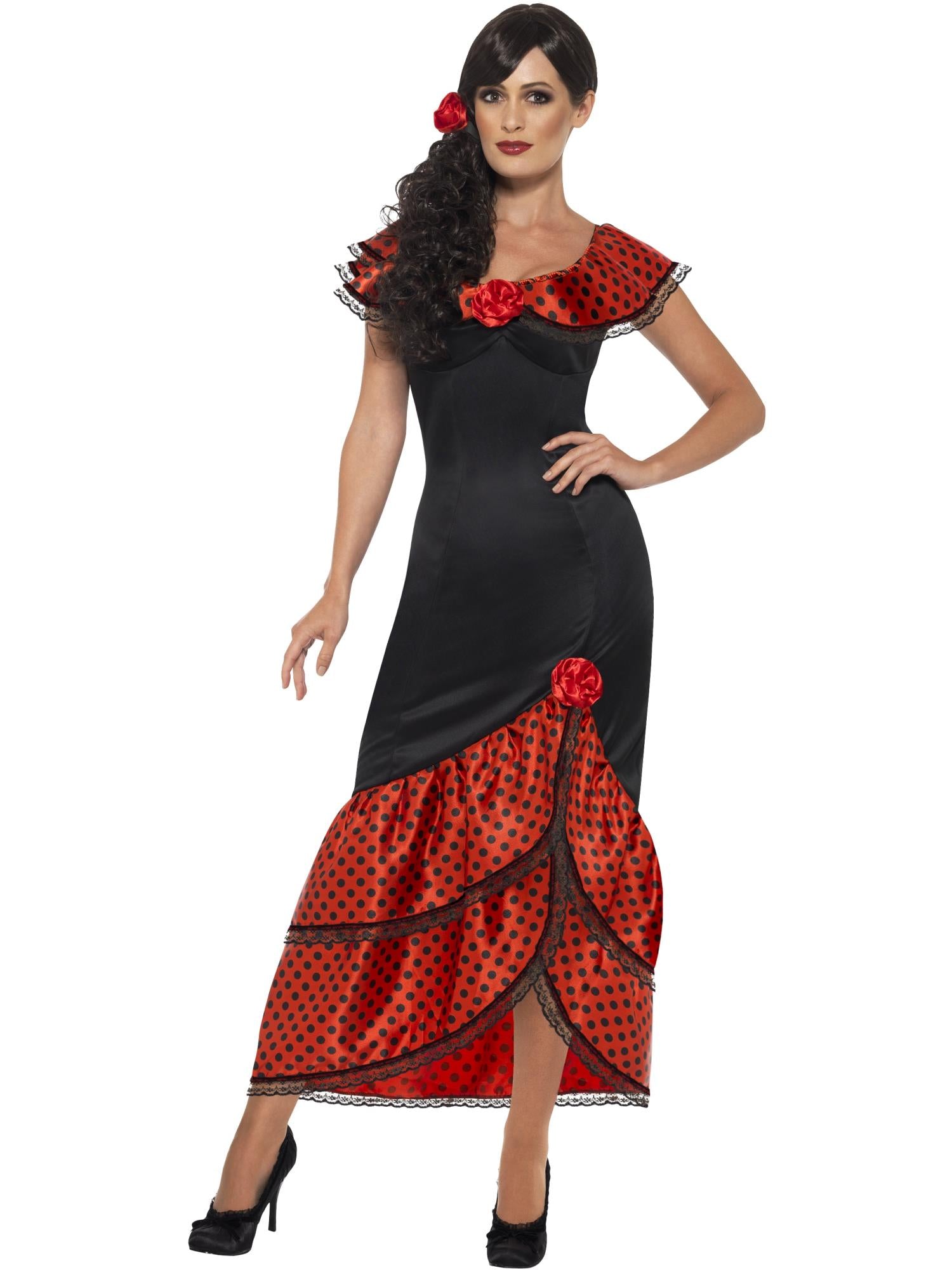 FLAMENCO SENORITA COSTUME, ADULT