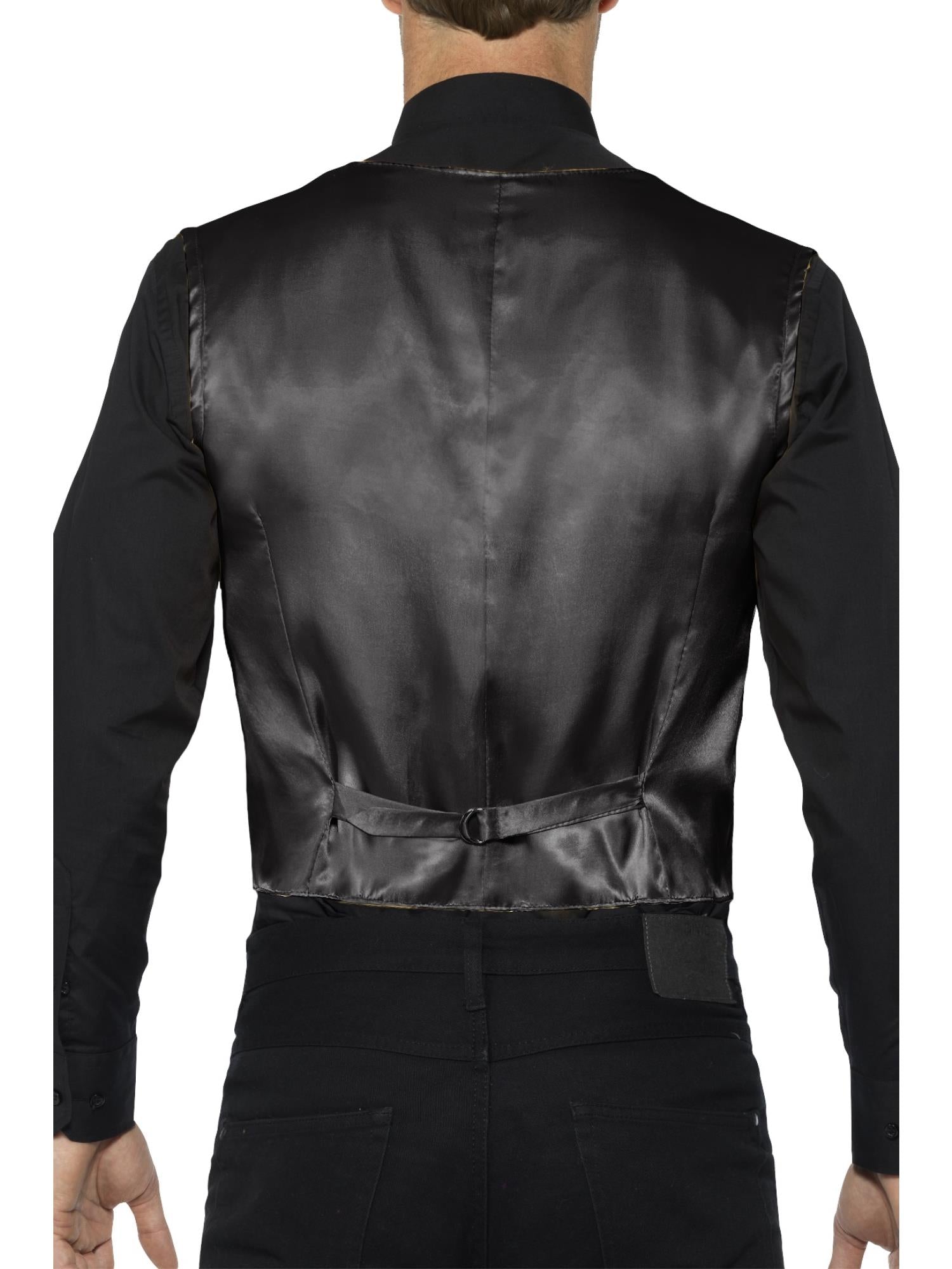 WAISTCOAT - BLACK SEQUIN, ADULT - Image 3
