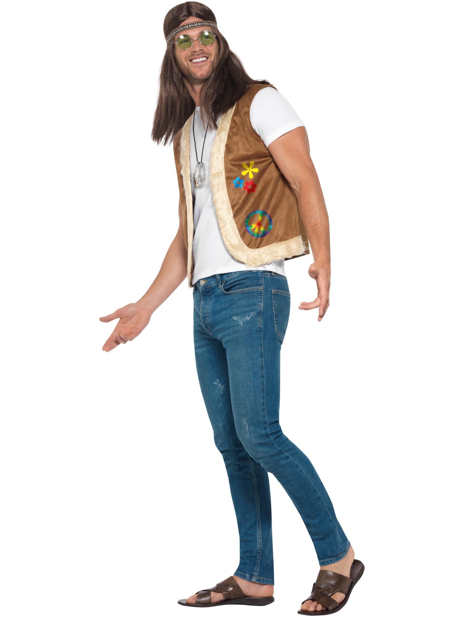 HIPPIE UNISEX WAISTCOAT, ADULT - Image 2