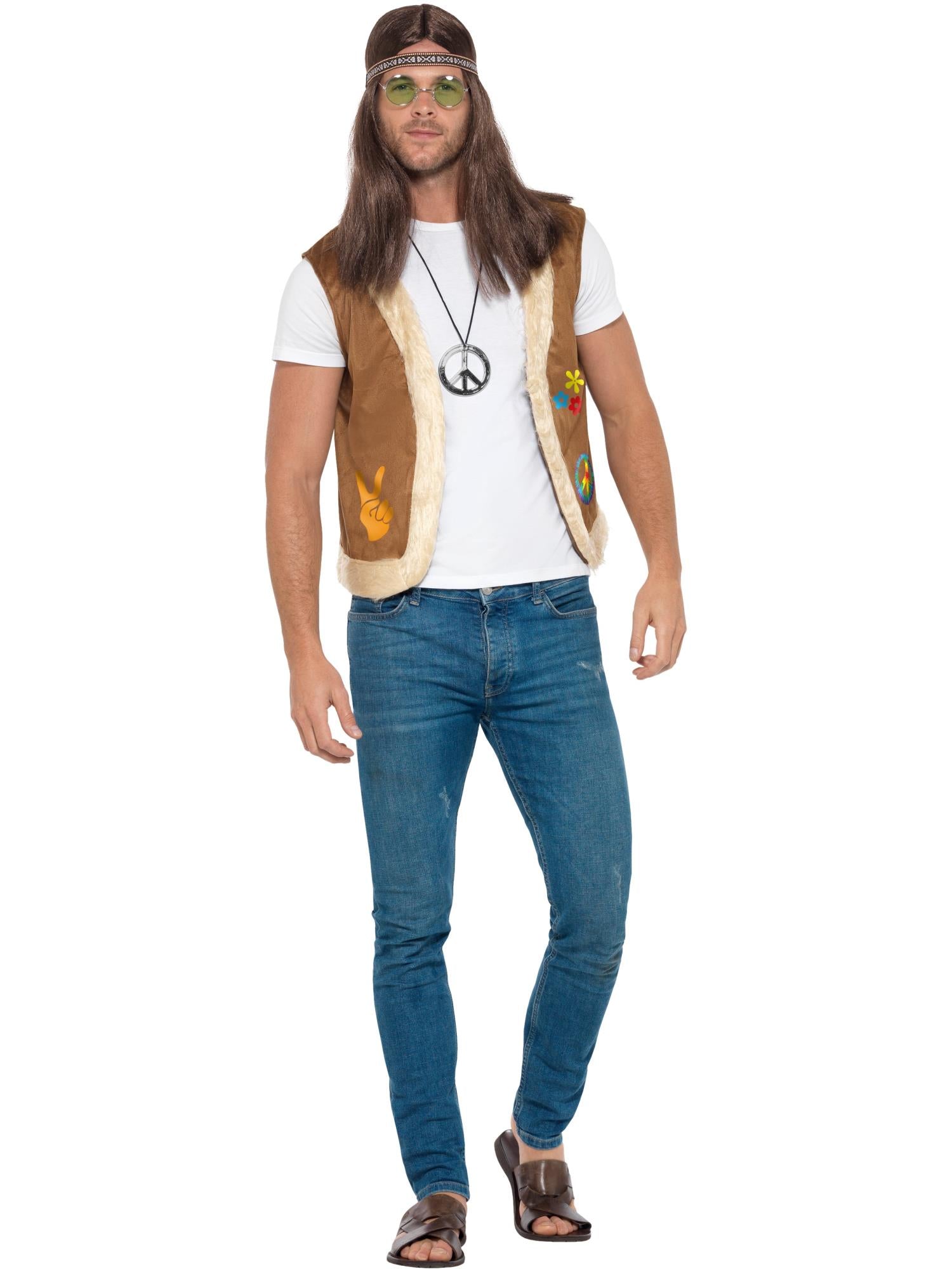 HIPPIE UNISEX WAISTCOAT, ADULT