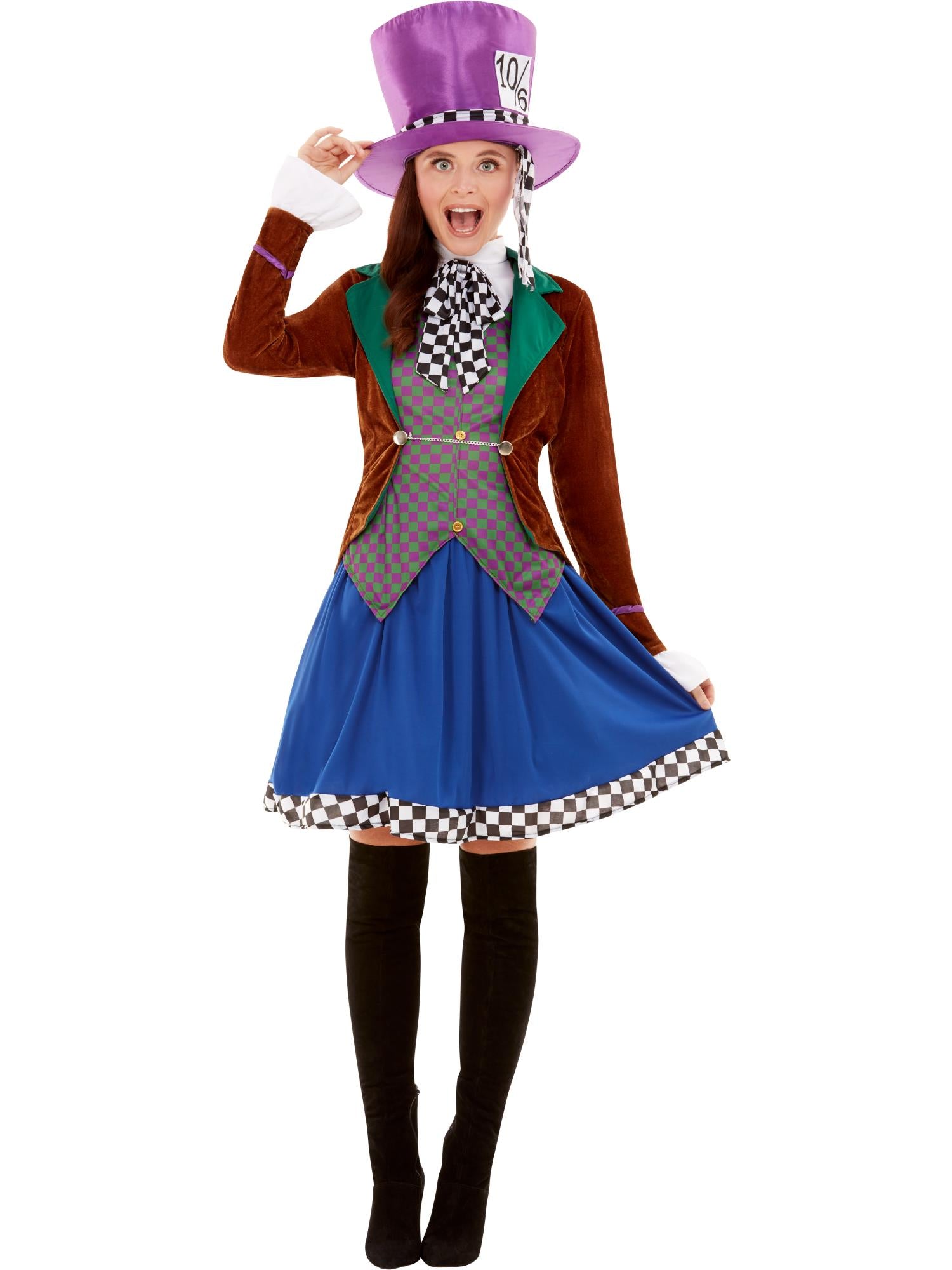 MISS HATTER COSTUME, ADULT - Image 4