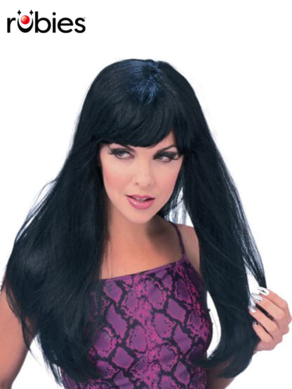 GLAMOUR BLACK WIG - ADULT