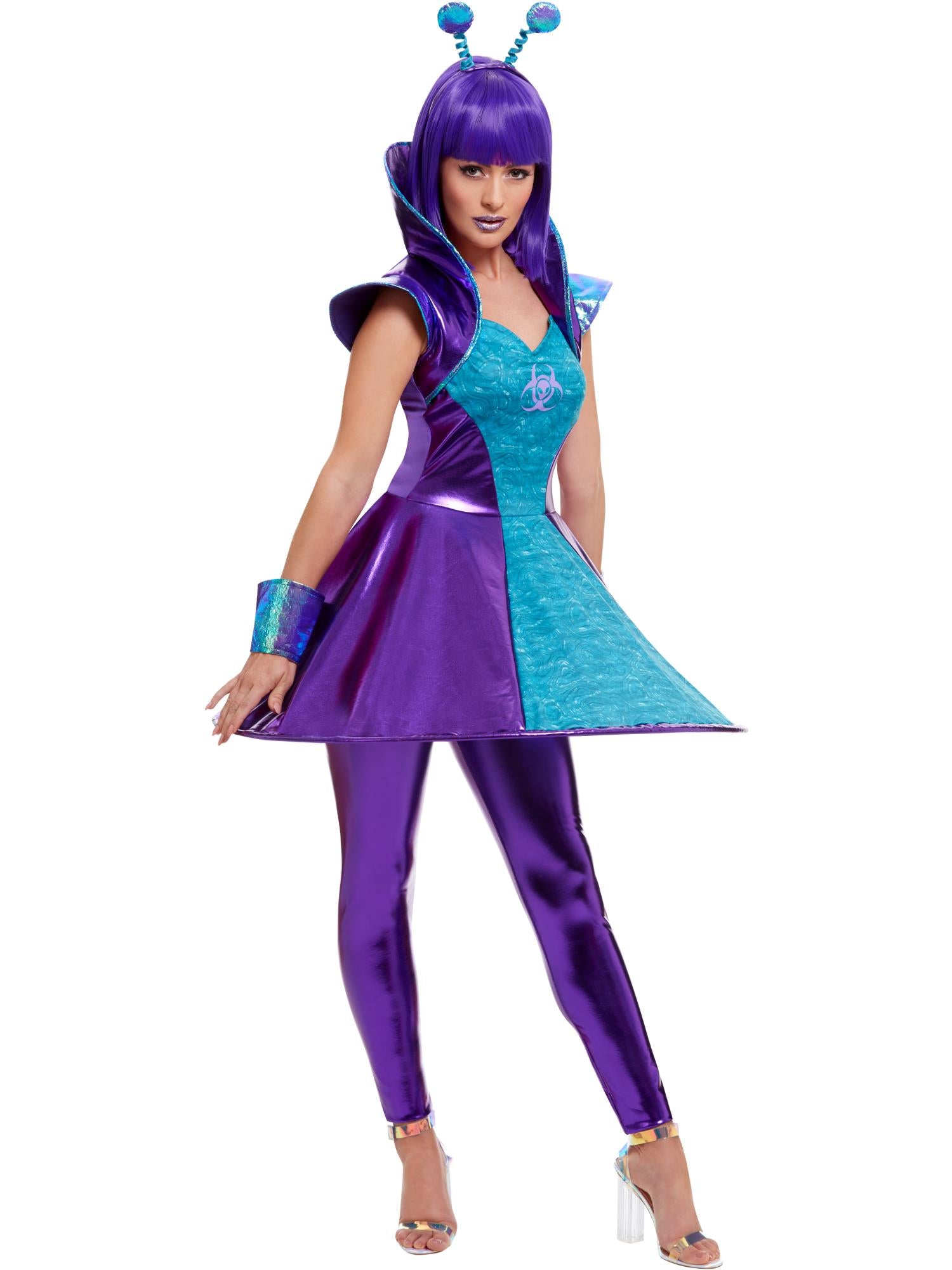 ALIEN LADY DELUXE COSTUME, ADULT - Image 4