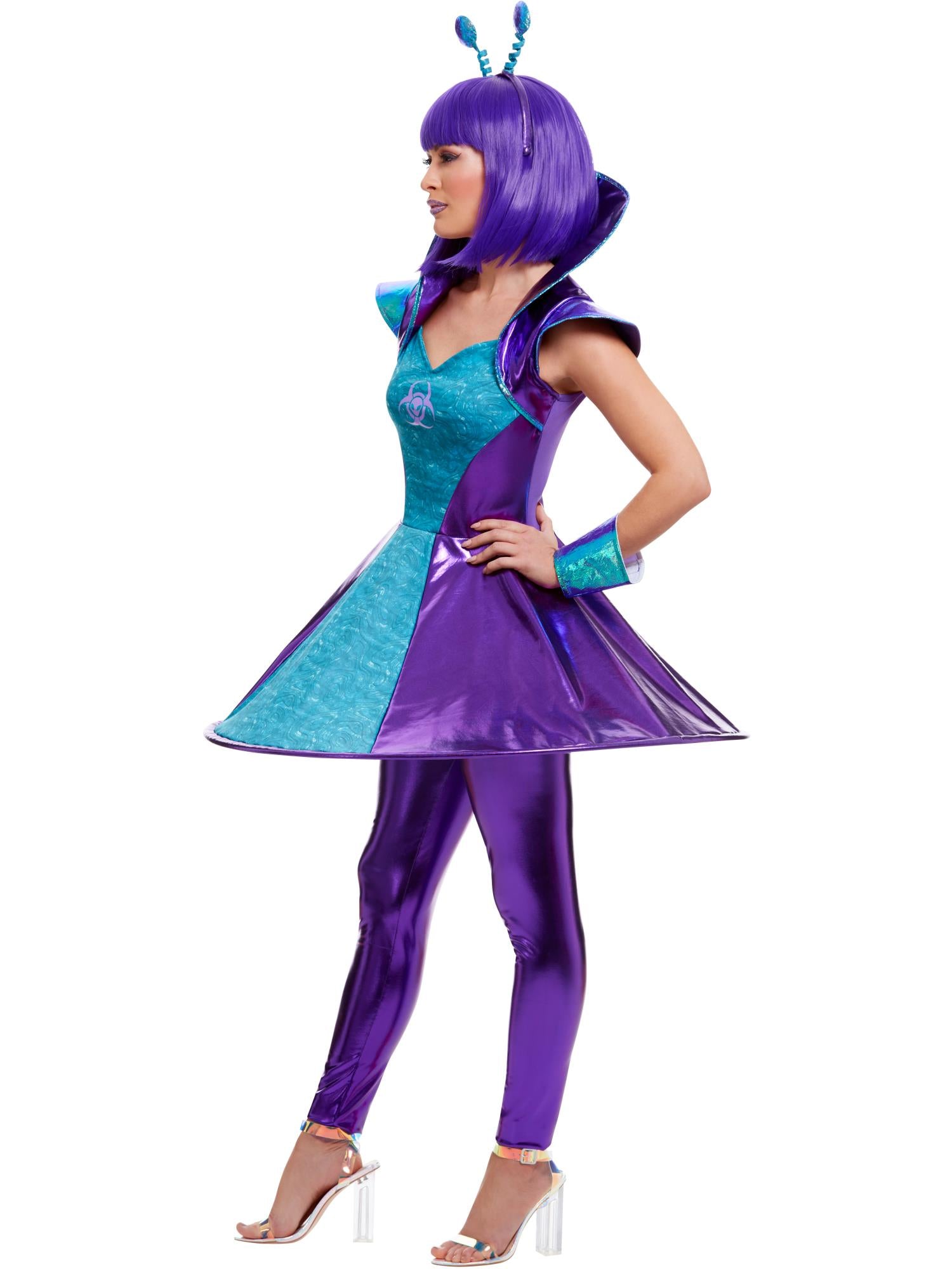 ALIEN LADY DELUXE COSTUME, ADULT - Image 2