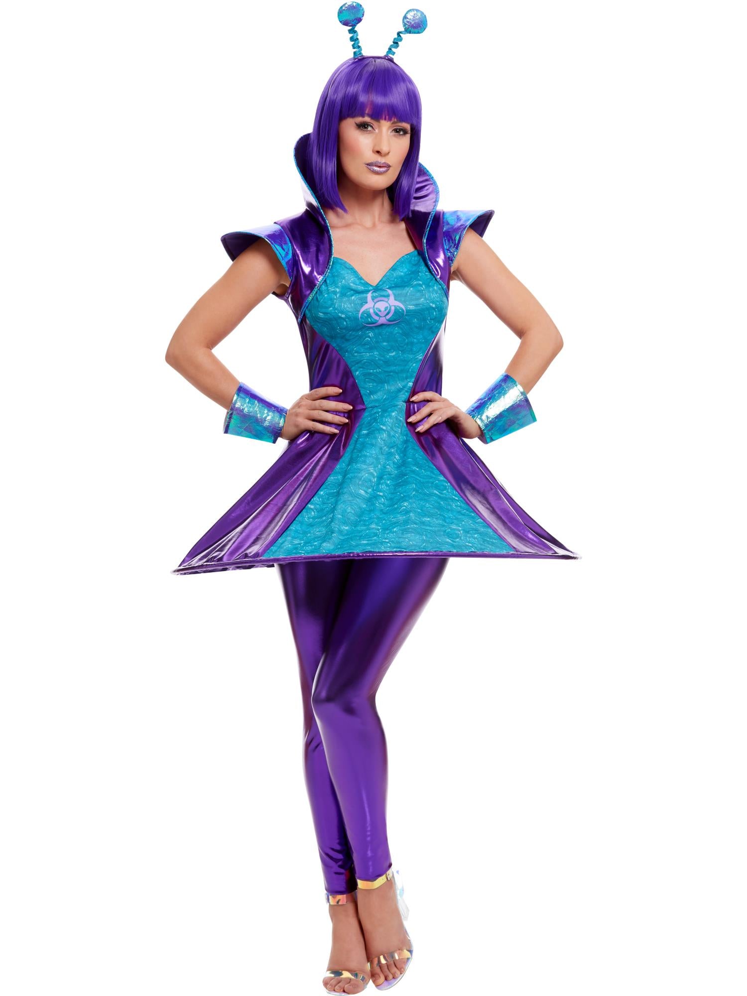 ALIEN LADY DELUXE COSTUME, ADULT