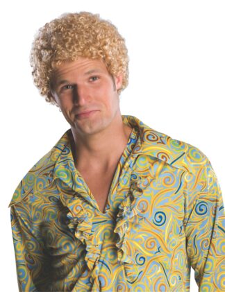 BLONDE TIGHT AFRO WIG - ADULT