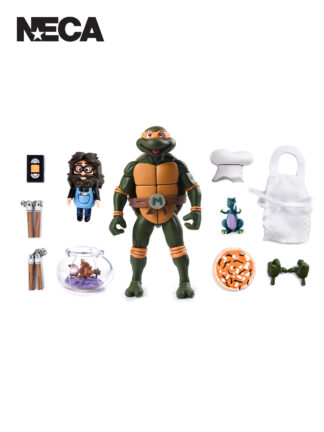 TMNT ULTIMATE MICHELANGELO (VHS) 7" SCALE ACTION FIGURE