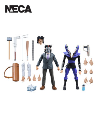 TMNT BUSINESS SUIT CASEY JONES & SPLIT FOOT SOLDIER - 2 PACK - 7" SCALE ACTION FIGURES