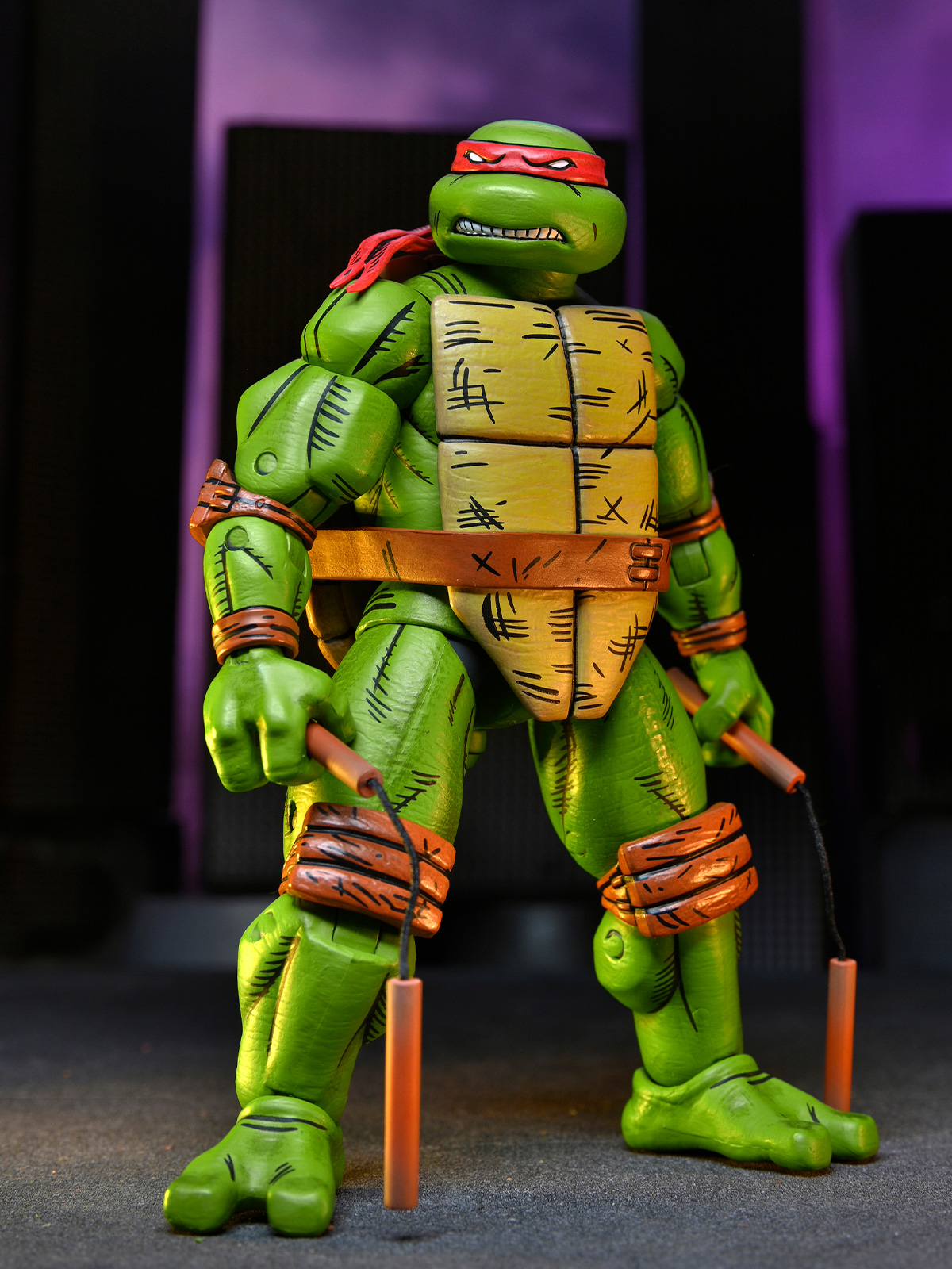 TMNT MIRAGE COMICS - MICHELANGELO - 7" SCALE ACTION FIGURE - Image 2