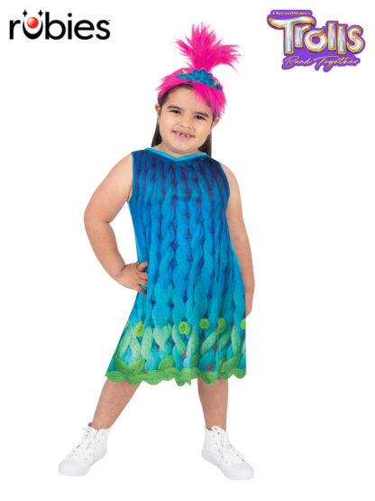 TROLLS POPPY COSTUME - SIZE 4-6