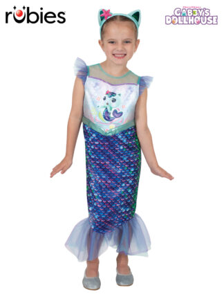 MERCAT MERMAID COSTUME - GABBY'S DOLLHOUSE, CHILD
