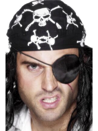 PIRATE DELUXE EYEPATCH, ADULT