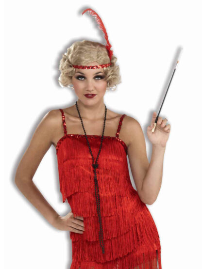 FLAPPER DELUXE RED COSTUME, ADULT - Image 2
