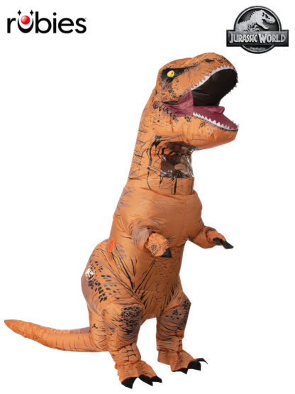 T-REX INFLATABLE PLUS SIZE COSTUME, ADULT