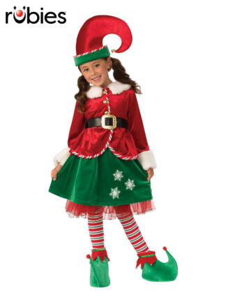 ELF DELUXE GIRL COSTUME, CHILD