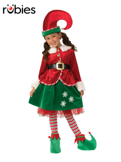 ELF DELUXE GIRL COSTUME, CHILD - Image 2