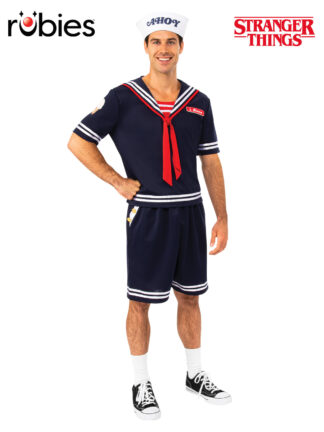 STEVE SCOOPS AHOY COSTUME - STRANGER THINGS, ADULT