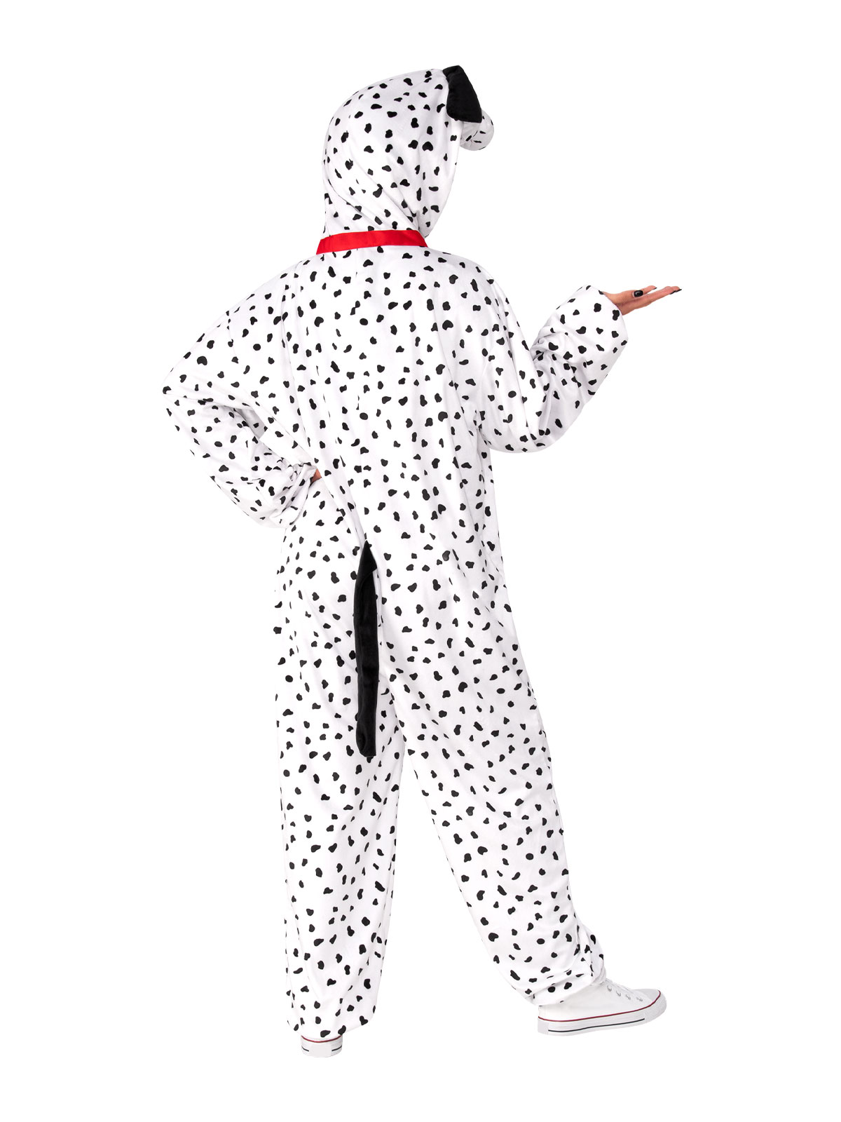 DALMATIAN FURRY ONESIE COSTUME, ADULT - Image 5