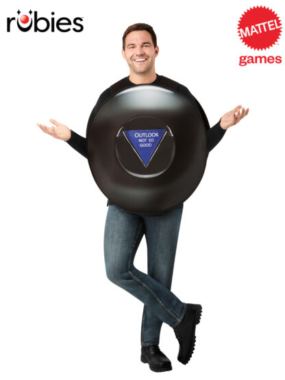 MAGIC 8-BALL TABARD COSTUME. ADULT