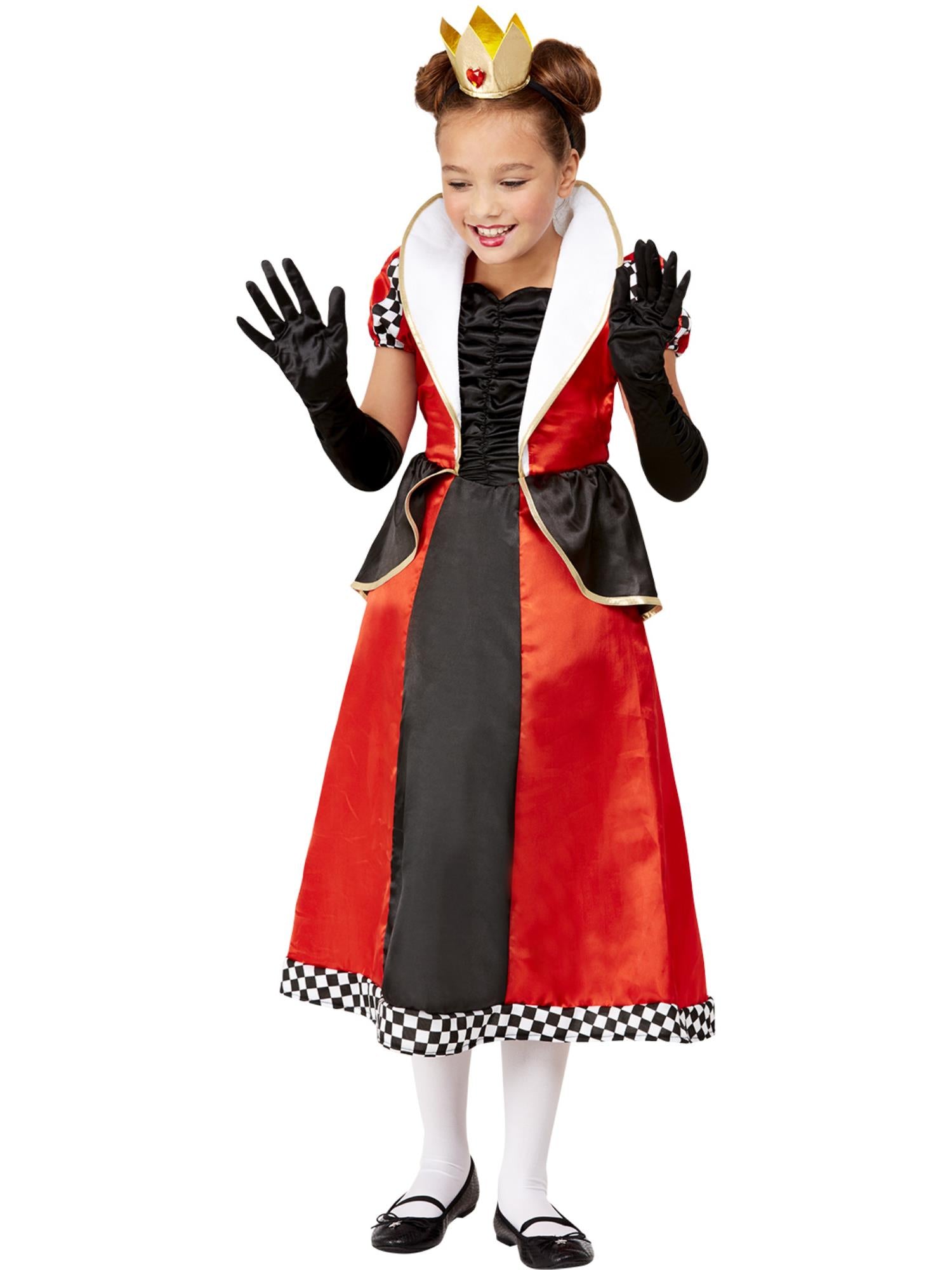 QUEEN OF HEARTS DELUXE COSTUME, CHILD - Image 2