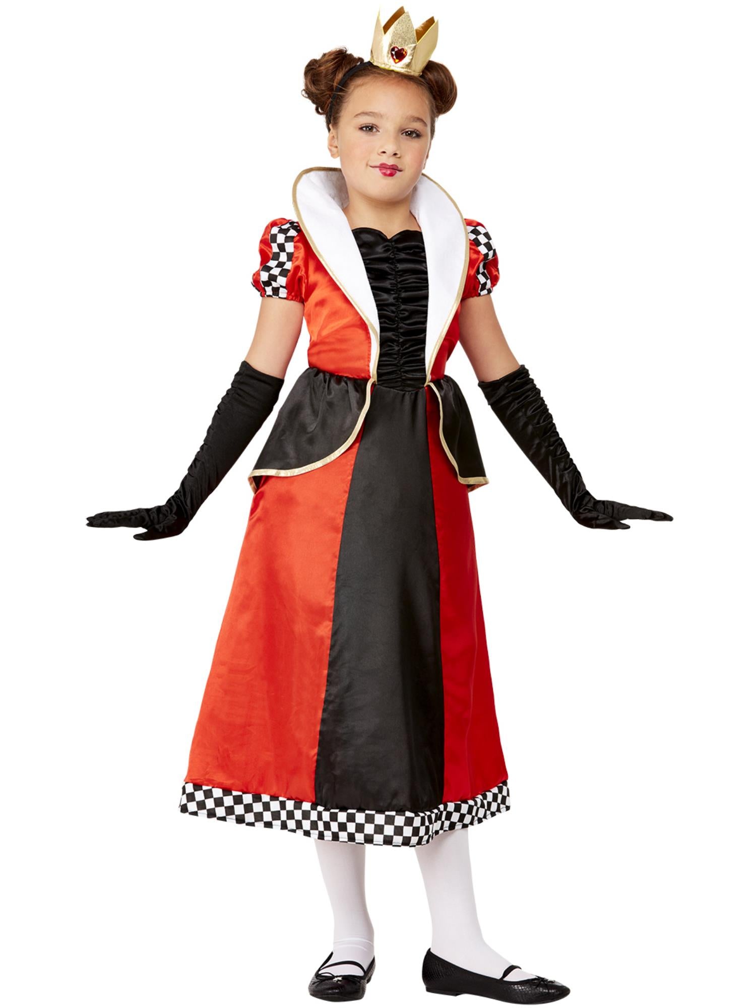 QUEEN OF HEARTS DELUXE COSTUME, CHILD