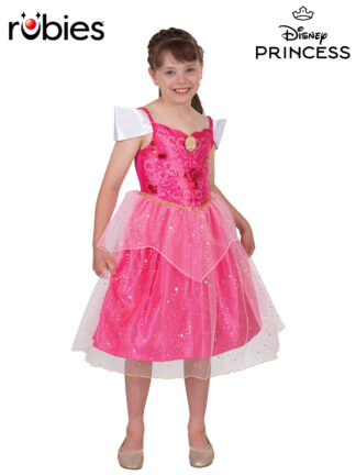 AURORA SLEEPING BEAUTY SPARKLE DELUXE COSTUME, CHILD