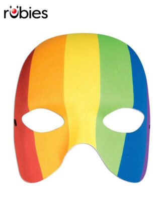 HALF MASK - RAINBOW - ADULT