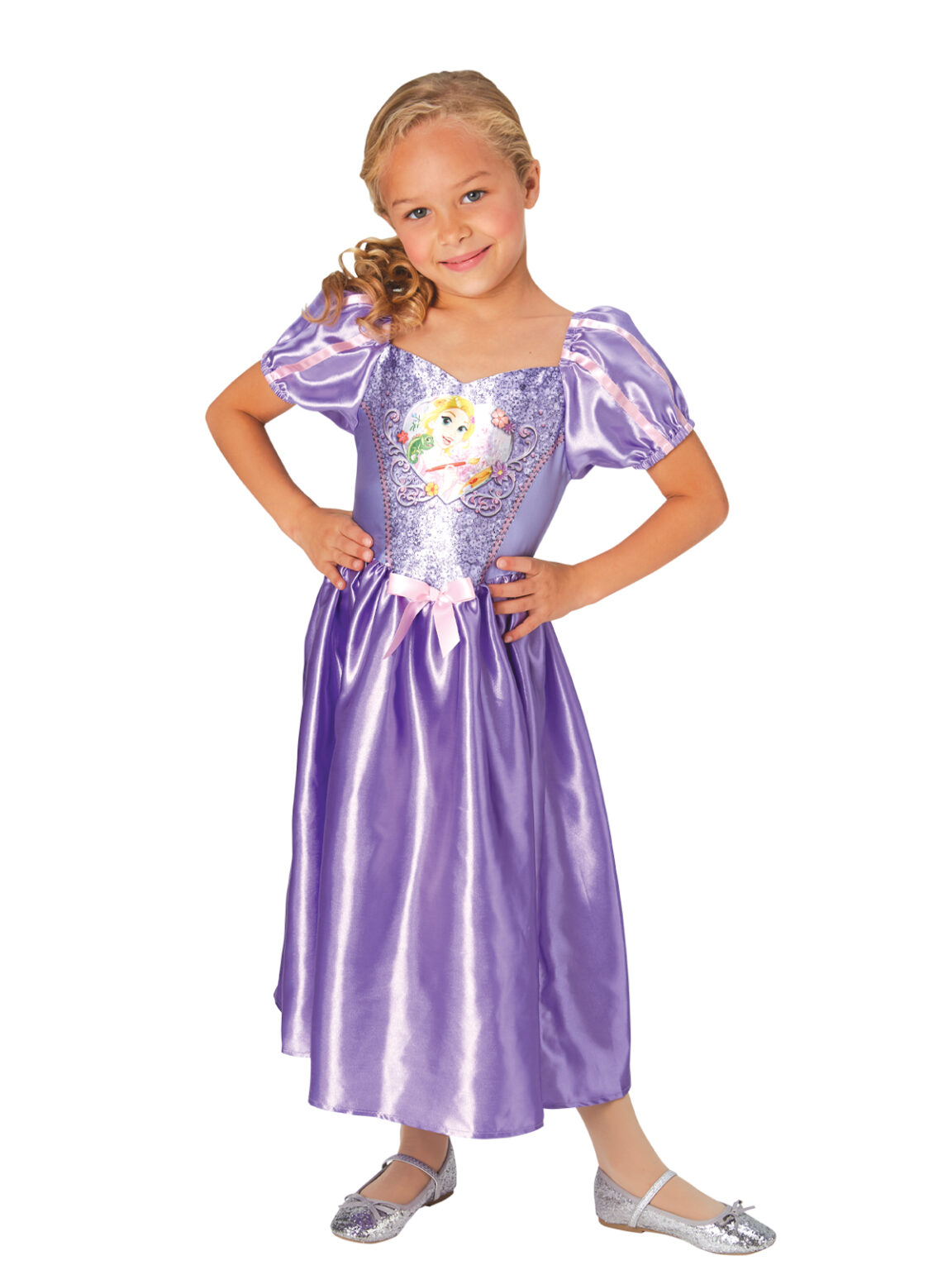 Costume Da Dorothy Con Paillette Per Bambine – Il Mago Di Oz | Vestito Blu E Bianco A Quadri - 2