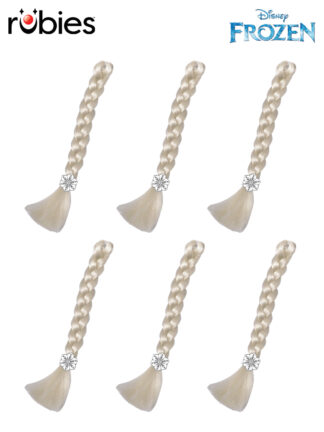 ELSA HAIR BRAID - PACK OF 6