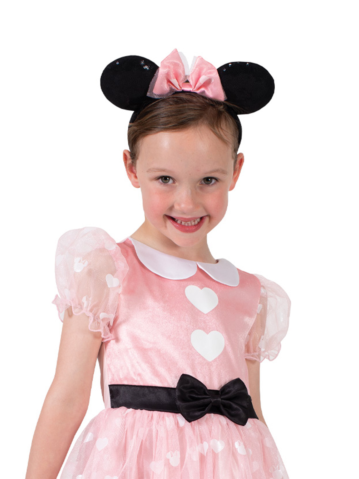 Rose Gold Minnie Deluxe Dress Child 3T-4T Disguise Rose Gold Minnie Mouse  Deluxe Child Costume - Size XS (3T-4T), Dress & Headband Minnie Mouse Dress