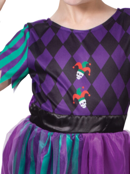 HARLEQUIN JESTER COSTUME, CHILD - Image 2