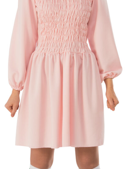 STRANGER THINGS ELEVEN PINK DRESS COSTUME, ADULT - Image 3