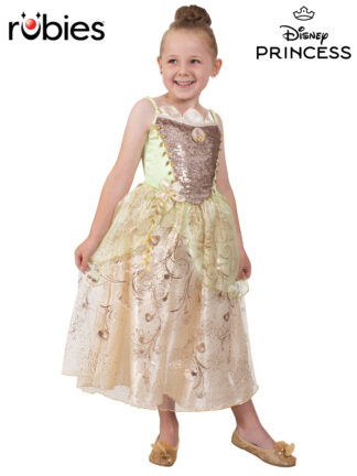 TIANA DELUXE ULTIMATE PRINCESS CELEBRATION COSTUME, CHILD