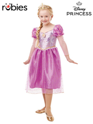 RAPUNZEL GLITTER & SPARKLE COSTUME, CHILD