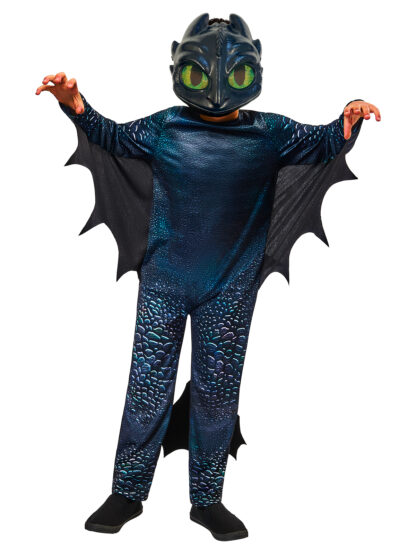TOOTHLESS NIGHT FURY DELUXE COSTUME, CHILD - Image 6