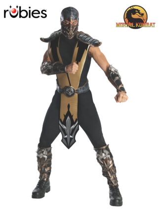 MORTAL KOMBAT SCORPION COSTUME, ADULT