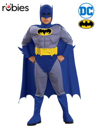 BATMAN DELUXE MUSCLE CHEST COSTUME, CHILD