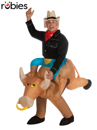 BULL RIDER INFLATABLE COSTUME, ADULT – Rubies Deerfield