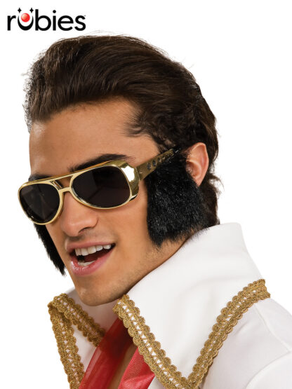 ELVIS GLASSES WITH ATTACHED SIDEBURNS - ADULT