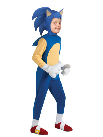 SONIC THE HEDGEHOG DELUXE COSTUME, CHILD - Image 2